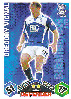 Gregory Vignal Birmingham City 2009/10 Topps Match Attax #38